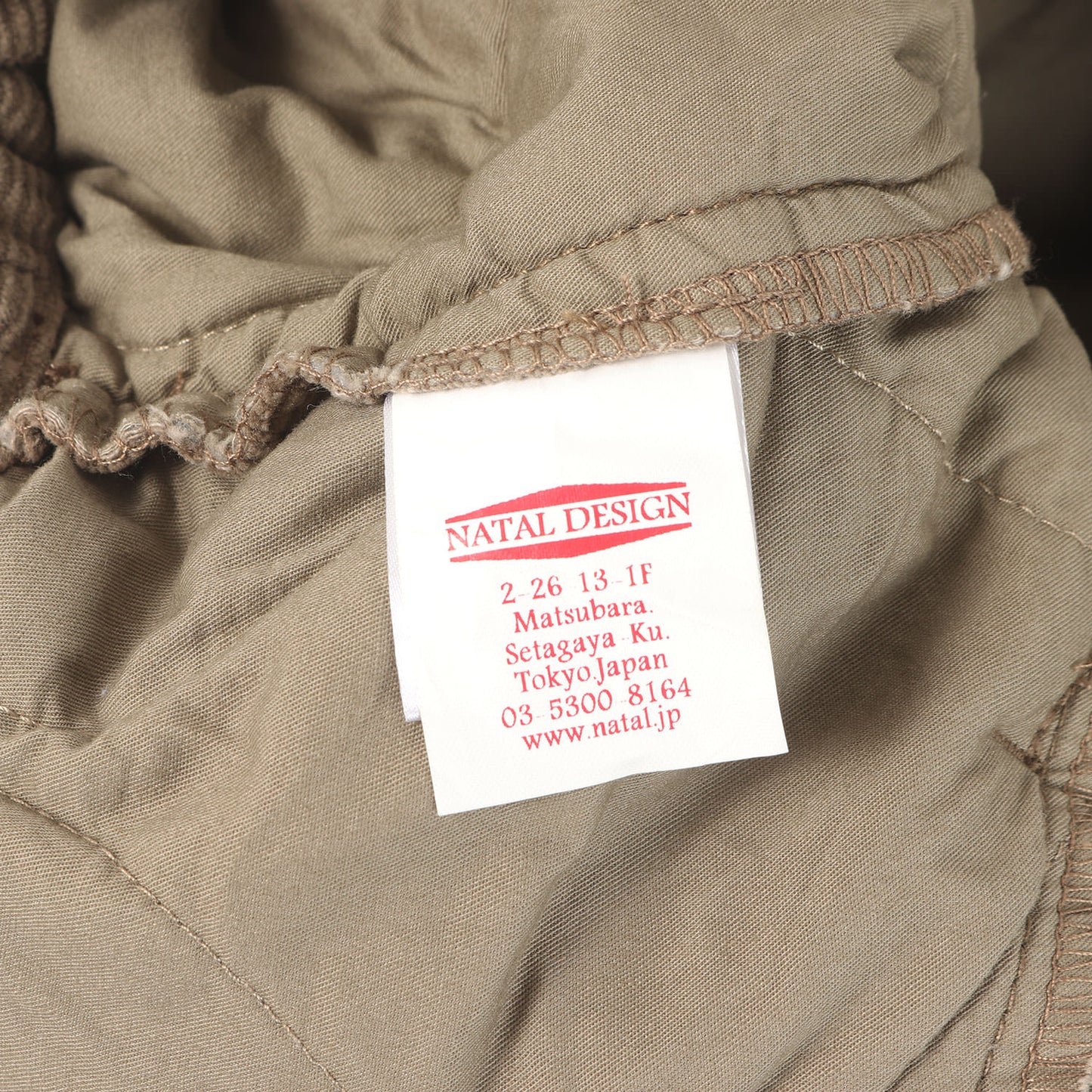 コーデュロイ キルティング ショーツ(QUILTED SHORTS CORD)