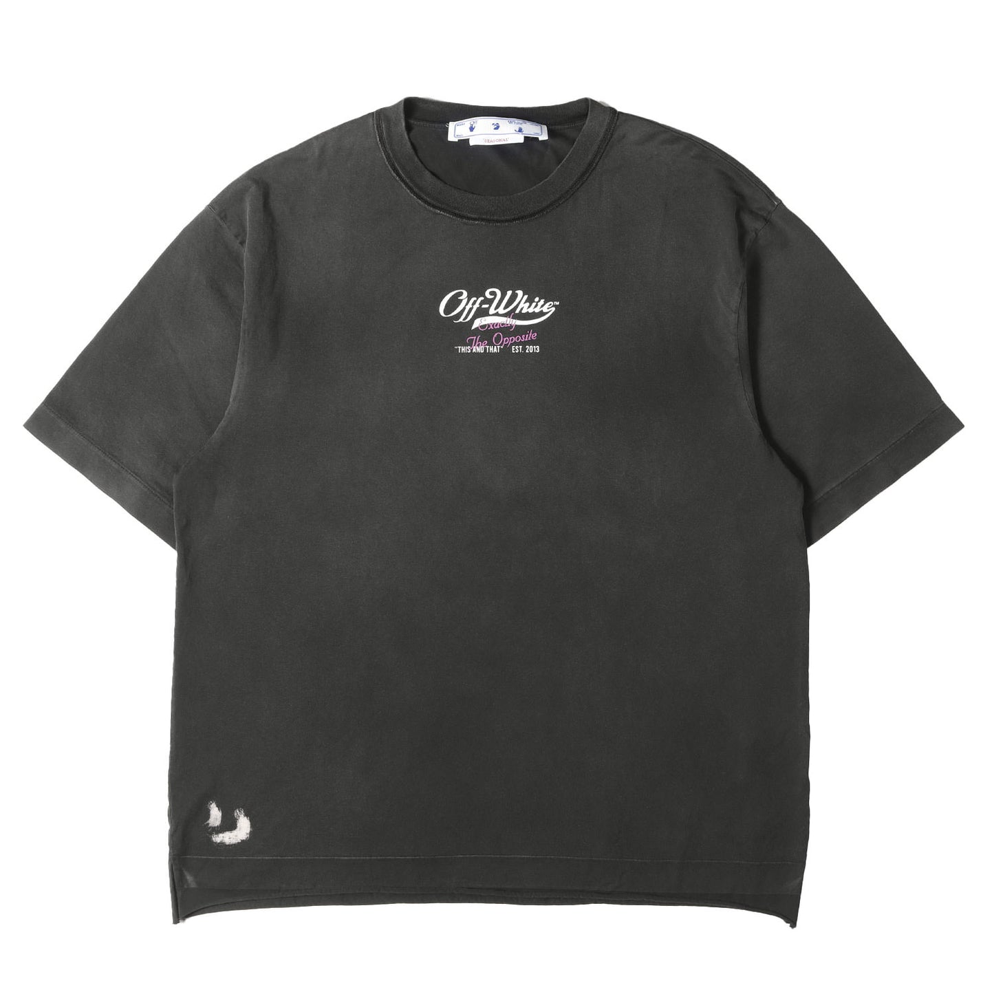 23SS ヴィンテージ加工 グラフィックロゴ Tシャツ