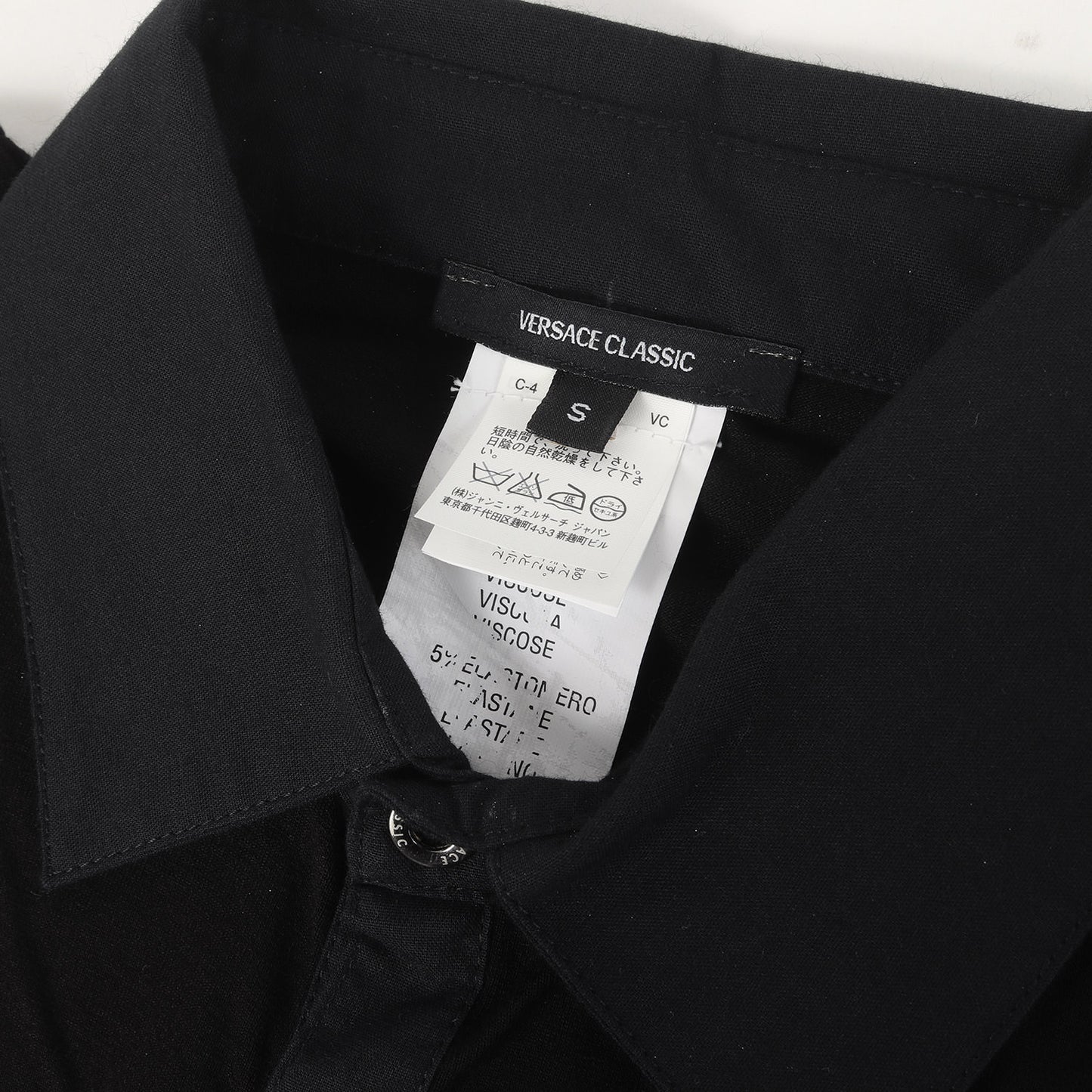 00s VERSACE CLASSIC ポケット付き ストレッチ ポロシャツ