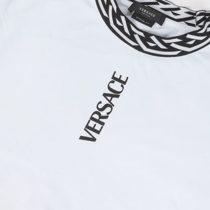 リブデザイン ブランドロゴ Tシャツ(MITCHEL FIT)