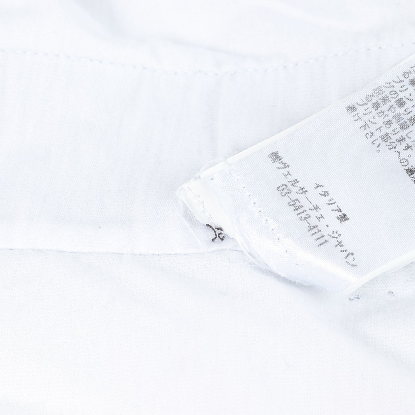 リブデザイン ブランドロゴ Tシャツ(MITCHEL FIT)