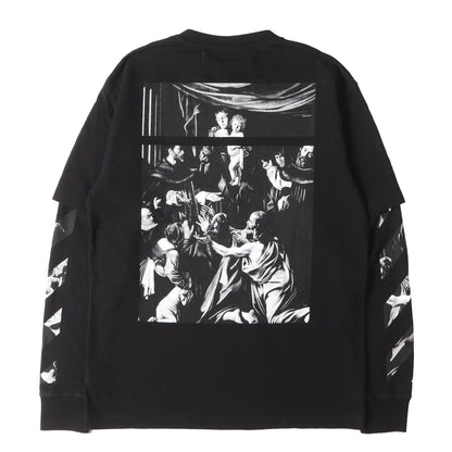 20SS 絵画グラフィック レイヤード ロングスリーブ Tシャツ