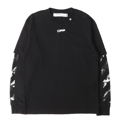 20SS 絵画グラフィック レイヤード ロングスリーブ Tシャツ