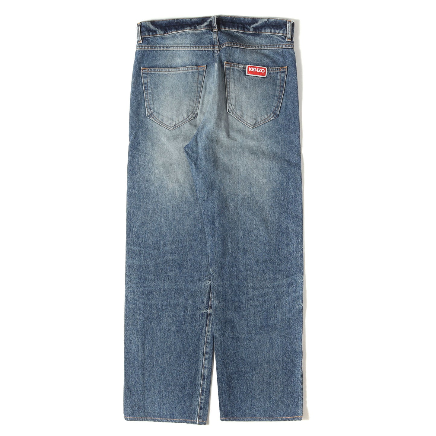 23SS ヴィンテージ加工 ストレート デニムパンツ
