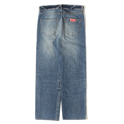23SS ヴィンテージ加工 ストレート デニムパンツ