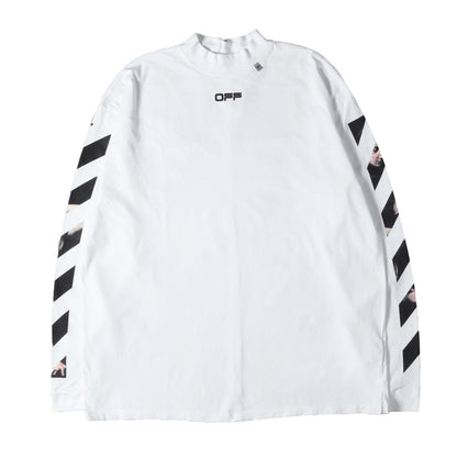 20SS 絵画 アローマーク モックネック ロングスリーブ Tシャツ