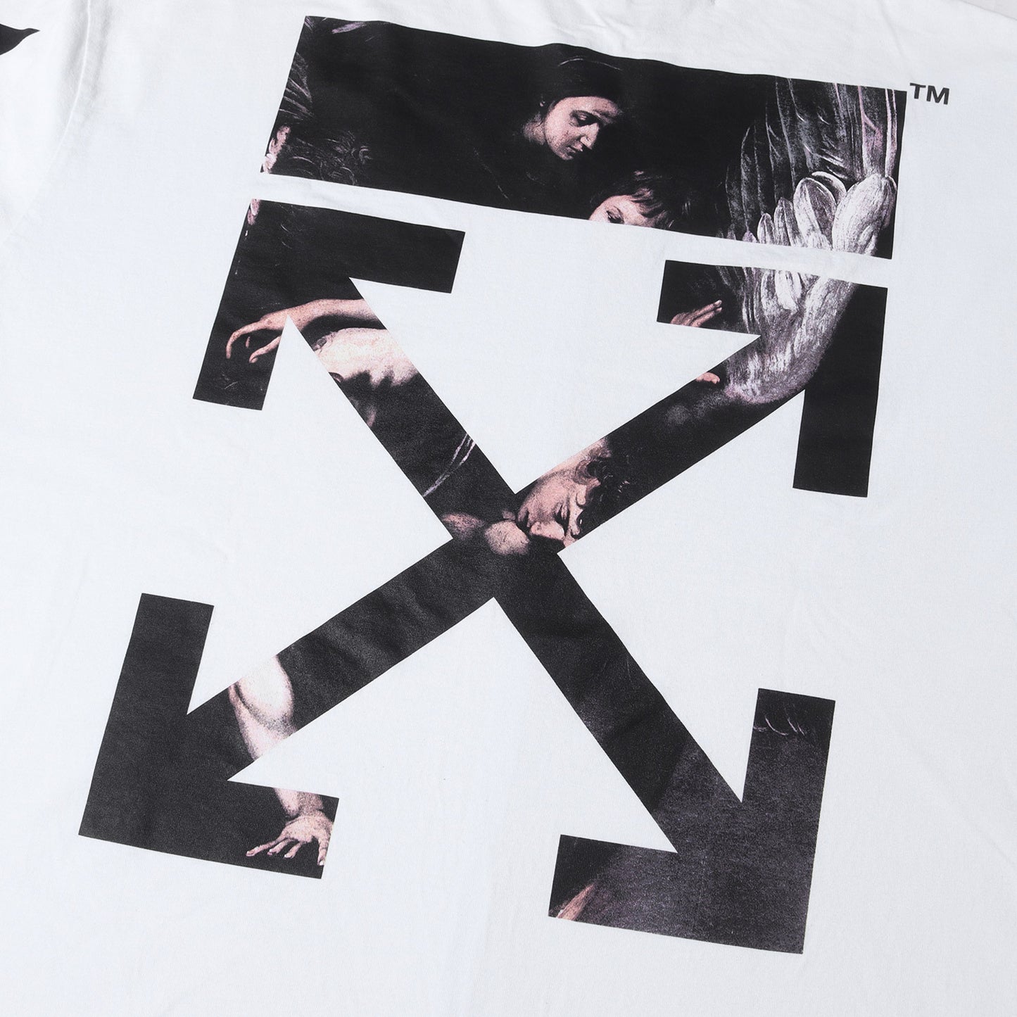 20SS 絵画 アローマーク モックネック ロングスリーブ Tシャツ