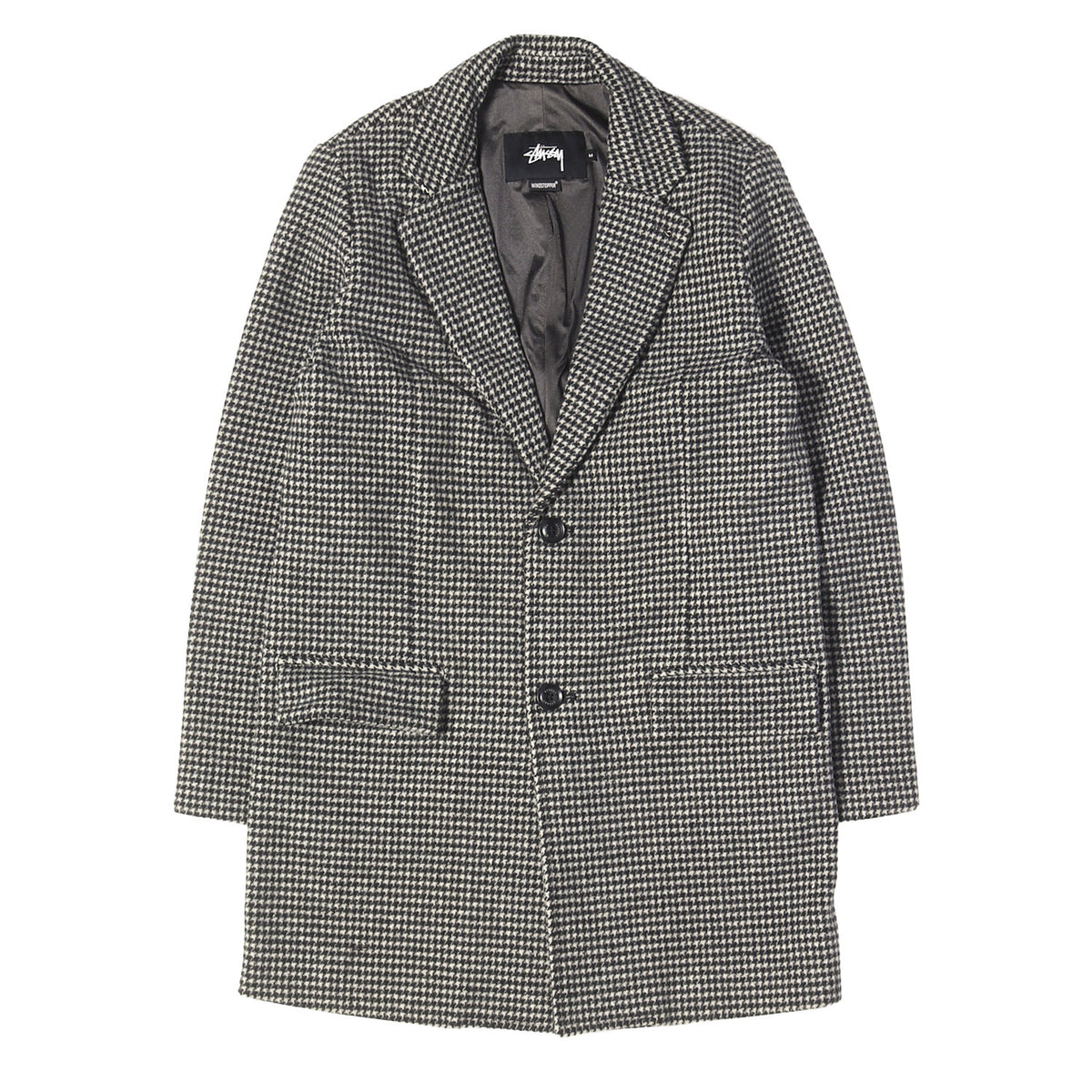 WINDSTOPPER 千鳥格子 メルトンウール チェスターコート