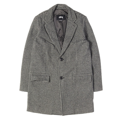 WINDSTOPPER 千鳥格子 メルトンウール チェスターコート