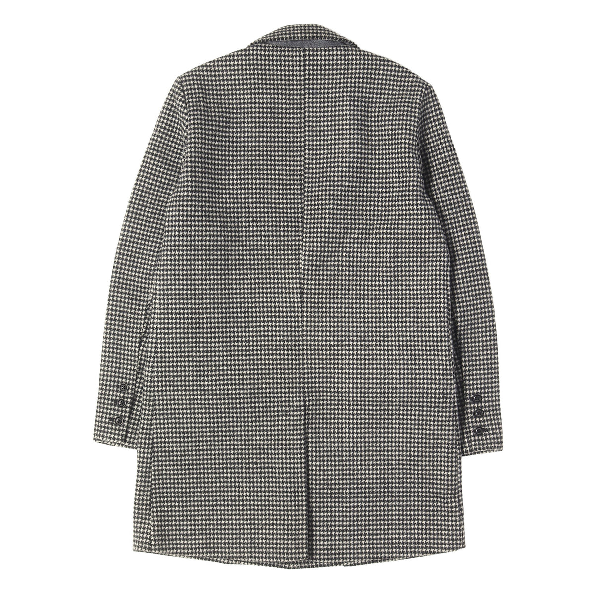 WINDSTOPPER 千鳥格子 メルトンウール チェスターコート