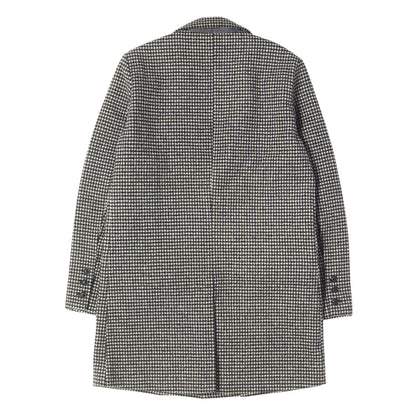 WINDSTOPPER 千鳥格子 メルトンウール チェスターコート