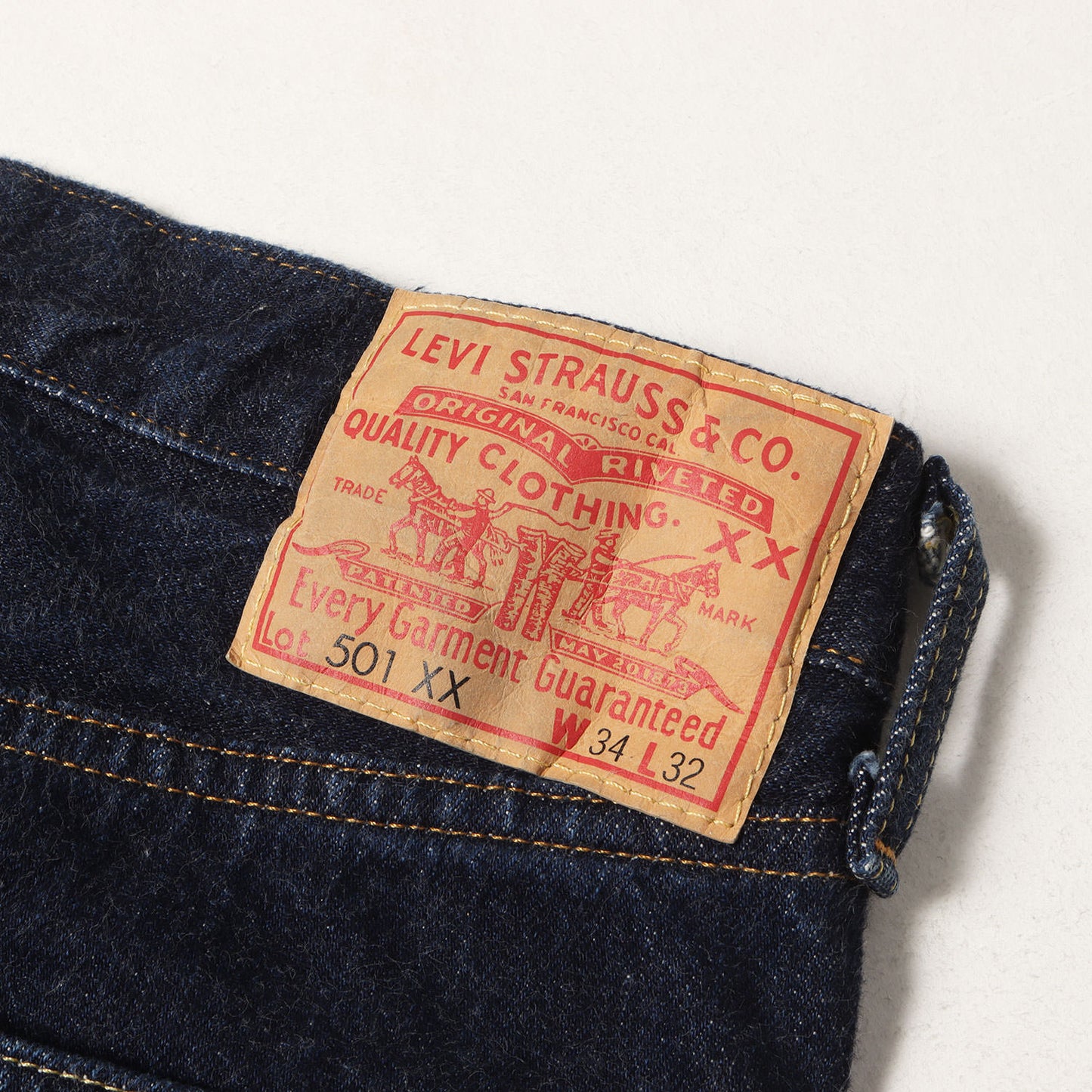[人気モデル 濃紺] 1955年復刻 501XX デニムパンツ / 日本製 50155-0056