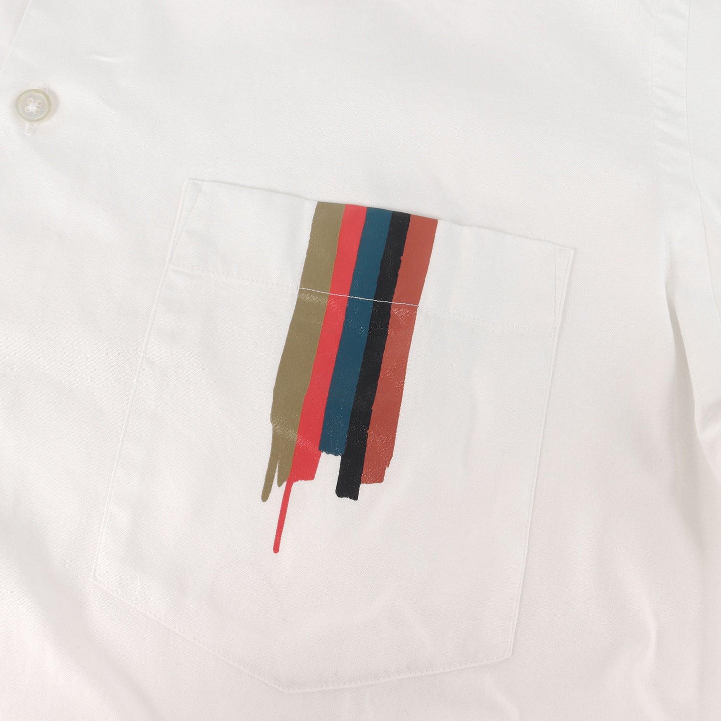 近年モデル Painted Artist Stripe コットンブロード シャツ