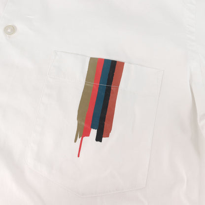 近年モデル Painted Artist Stripe コットンブロード シャツ