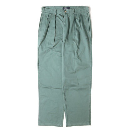 [人気カラー] 90s ポロチノ ツータック コットン チノパンツ (POLO CHINO)