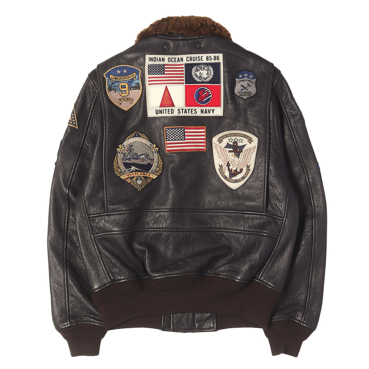 [現行品 トップガンモデル] G-1 ゴートスキンレザー フライト ジャケット (G-1 TOP GUN JACKET)