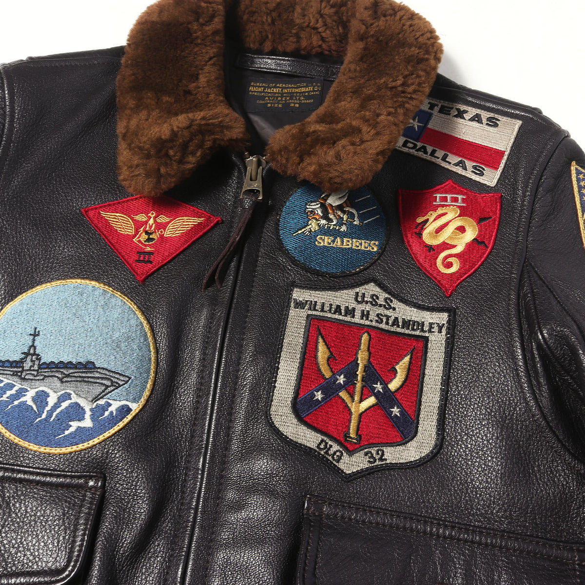 [現行品 トップガンモデル] G-1 ゴートスキンレザー フライト ジャケット (G-1 TOP GUN JACKET)