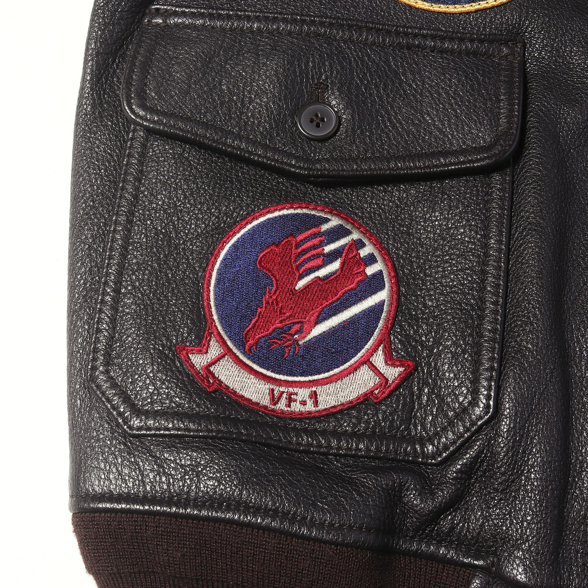 [現行品 トップガンモデル] G-1 ゴートスキンレザー フライト ジャケット (G-1 TOP GUN JACKET)