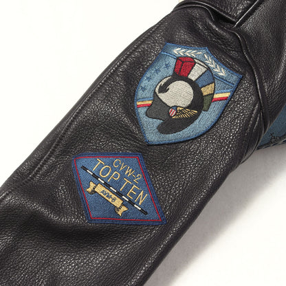 [現行品 トップガンモデル] G-1 ゴートスキンレザー フライト ジャケット (G-1 TOP GUN JACKET)
