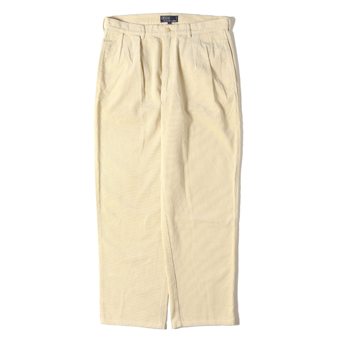 [人気カラー] 90s 太畝 コーデュロイ ツータック パンツ (POLO CORDS)