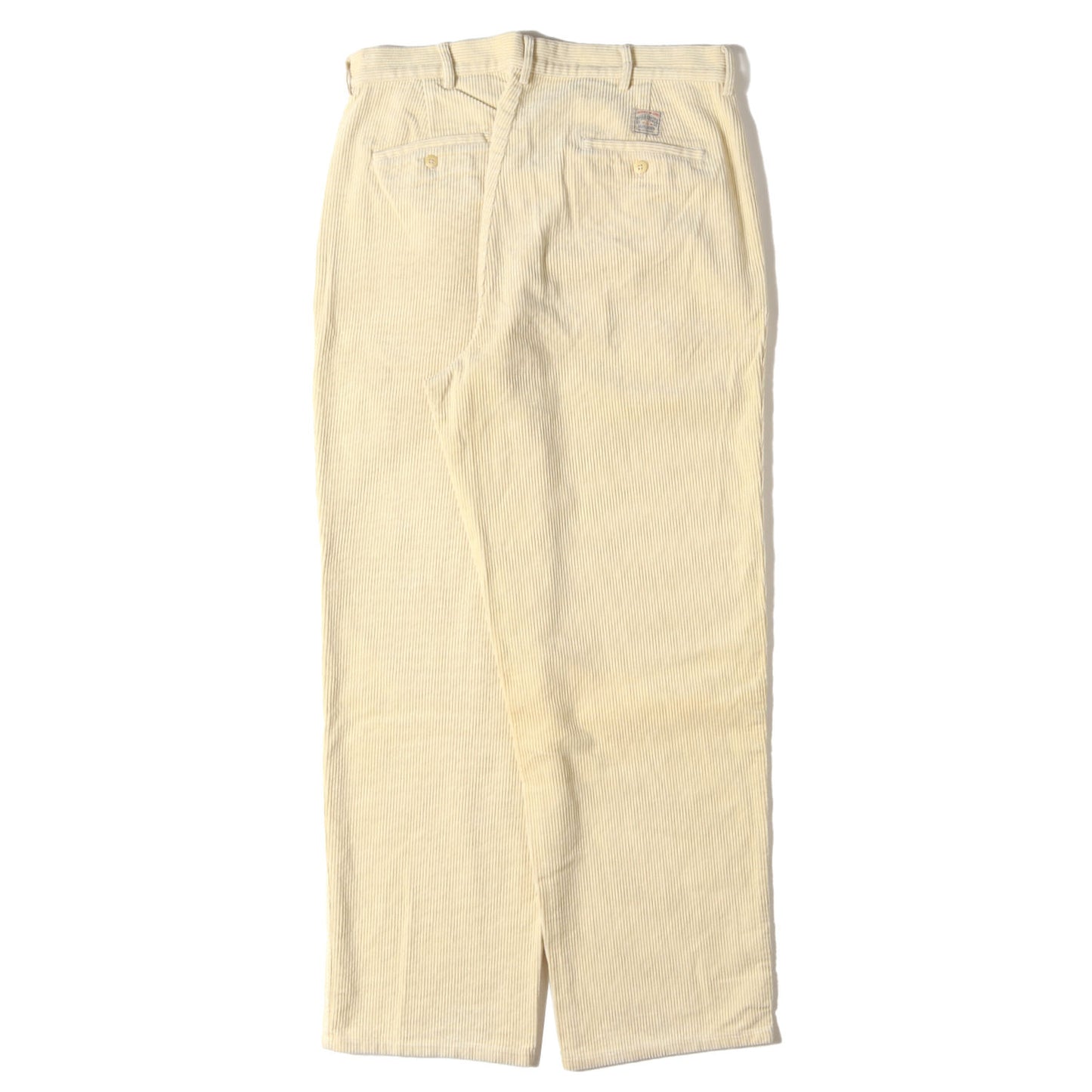 [人気カラー] 90s 太畝 コーデュロイ ツータック パンツ (POLO CORDS)