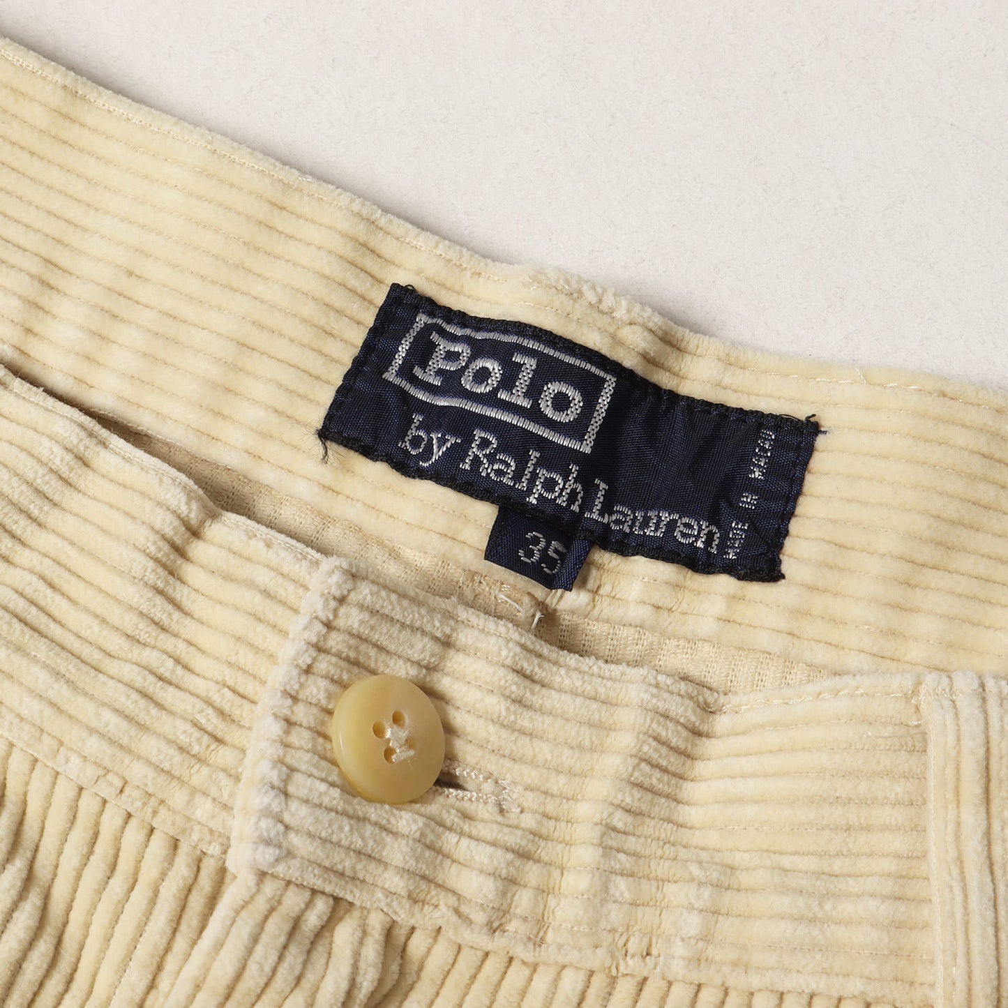 [人気カラー] 90s 太畝 コーデュロイ ツータック パンツ (POLO CORDS)