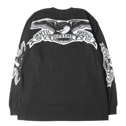 25AW ×ANTIHERO イーグル ロングスリーブ Tシャツ(Eagle L/S Tee)