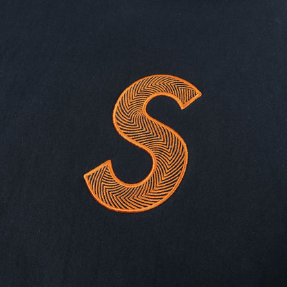 Sロゴ 刺繍 スウェット パーカー (S Logo Hooded Sweatshirt)