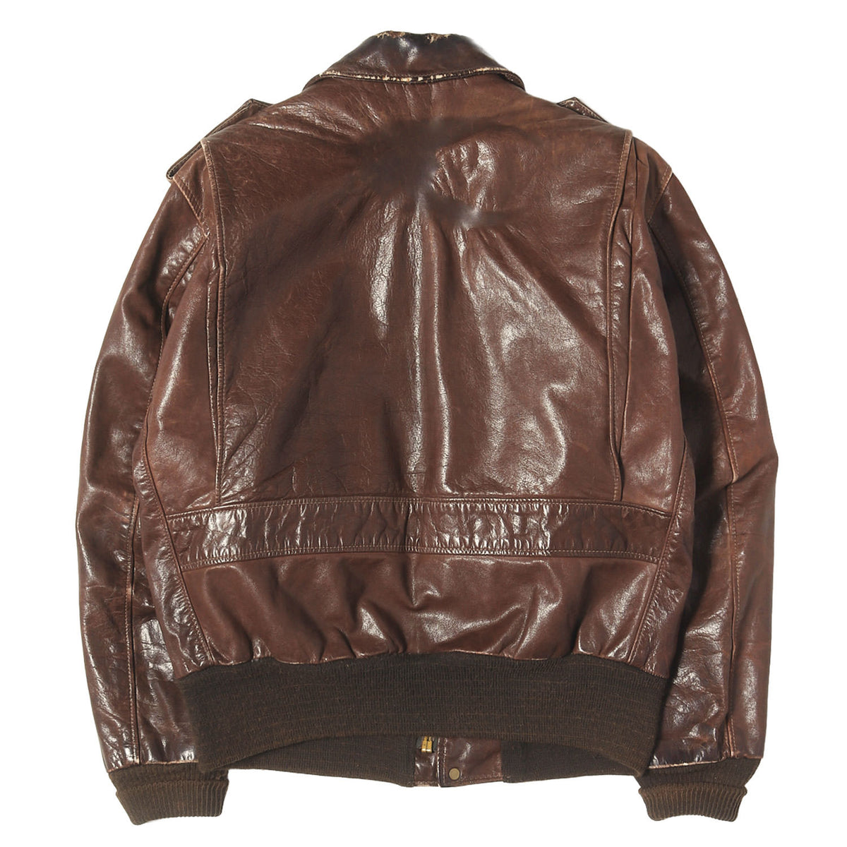 [希少モデル] 70s G-1 ボアライナー付き レザー フライトジャケット / USA製 184SM