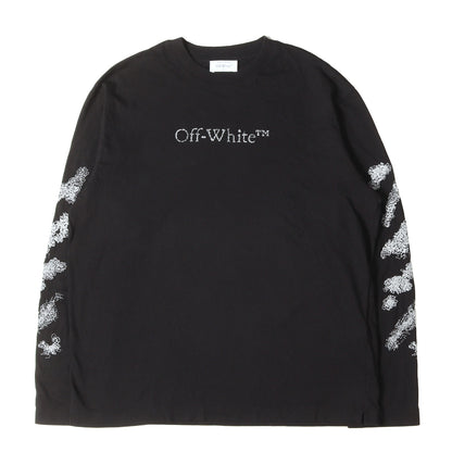 23AW ブランドロゴ刺繍 ロングスリーブ Tシャツ
