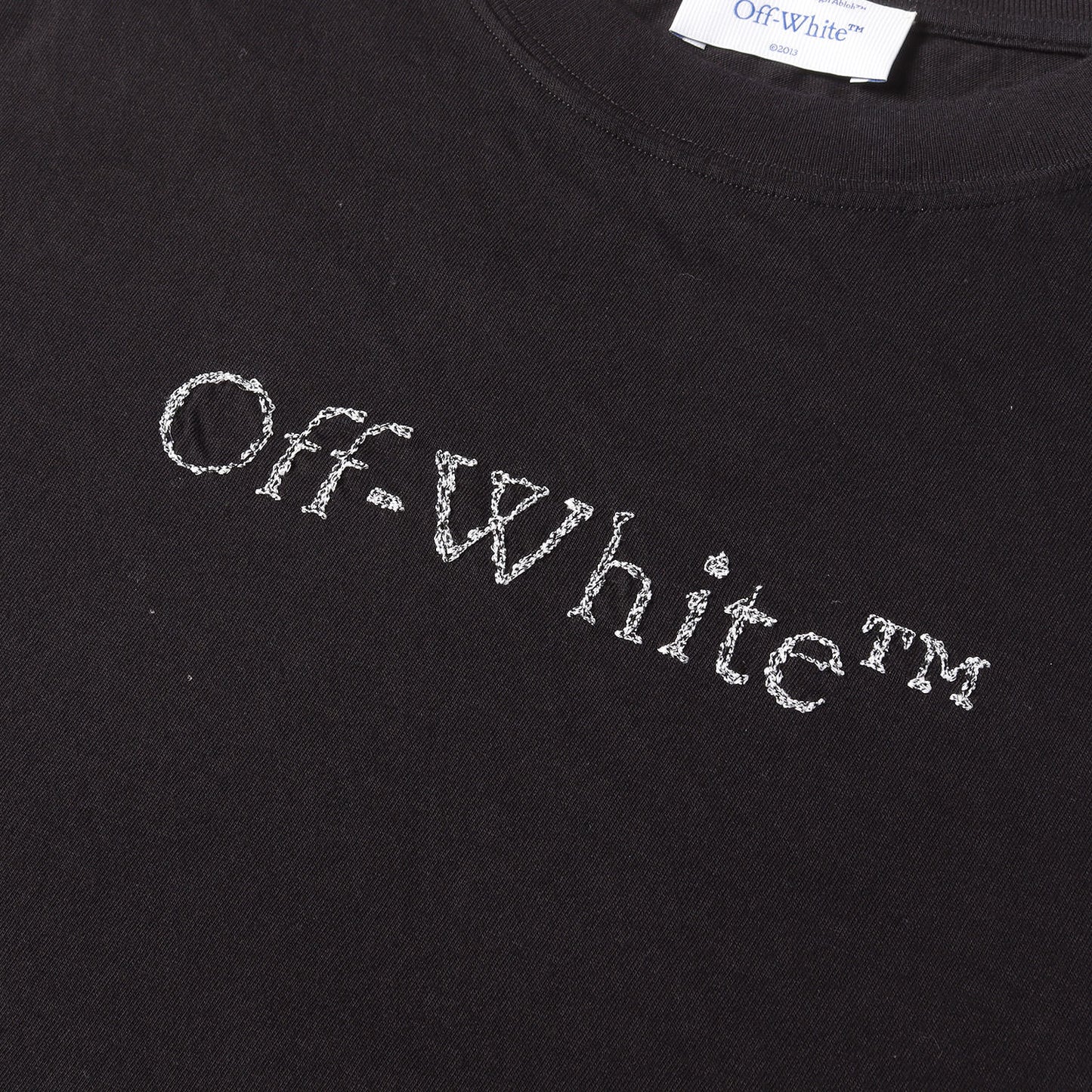 23AW ブランドロゴ刺繍 ロングスリーブ Tシャツ