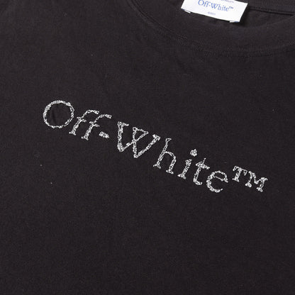 23AW ブランドロゴ刺繍 ロングスリーブ Tシャツ