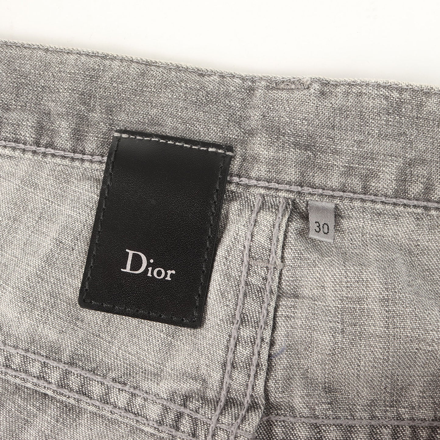 09aw ヴィンテージ加工 スリム デニムパンツ