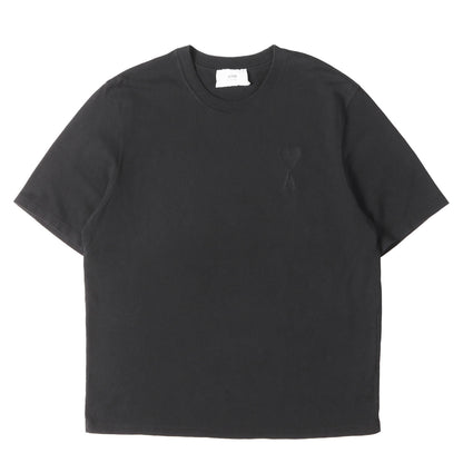 ビッグハートロゴ刺繍 クルーネック Tシャツ