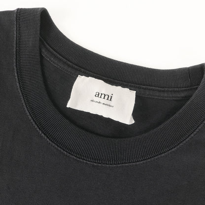 ビッグハートロゴ刺繍 クルーネック Tシャツ