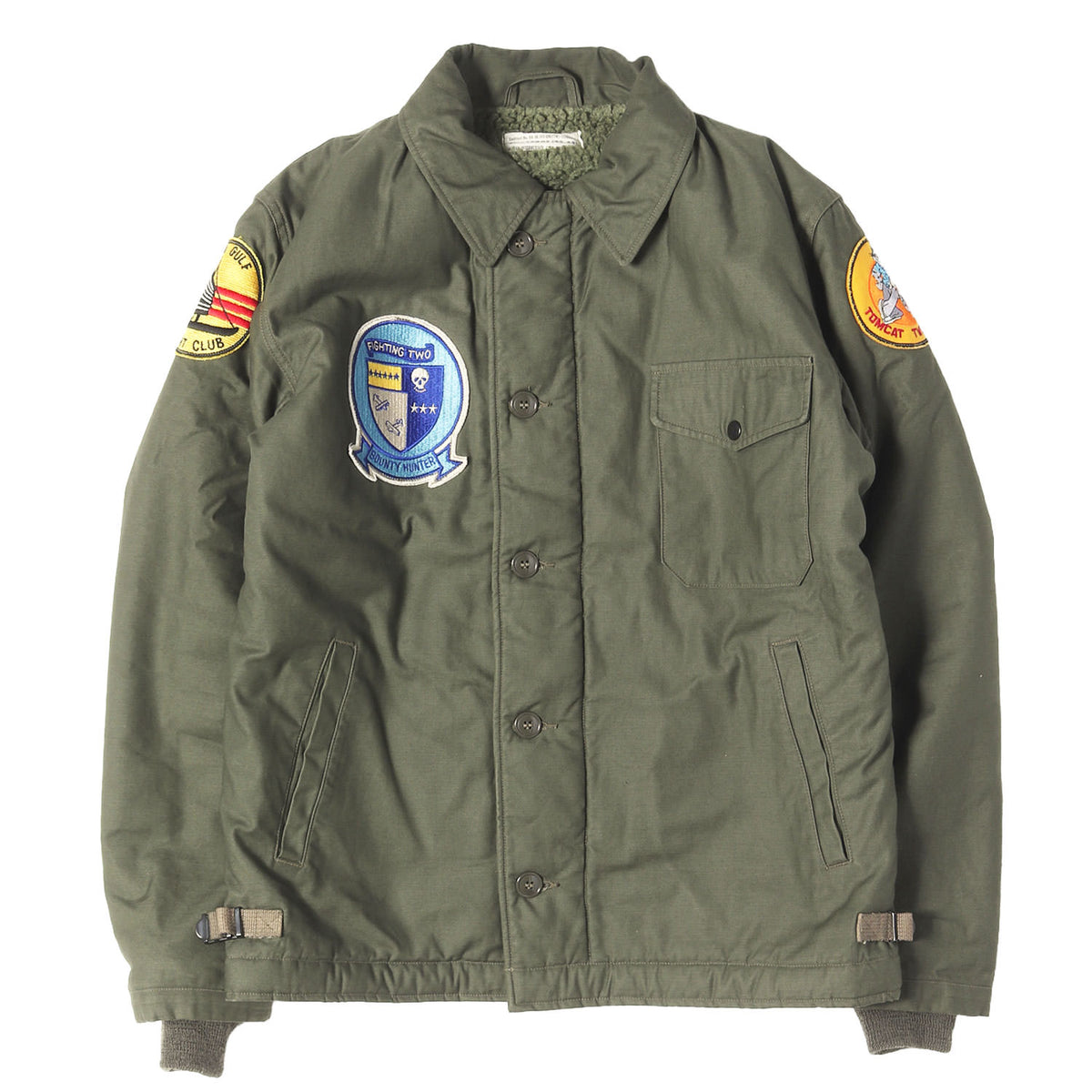 パッチ付き A-2 コットン デッキジャケット (VF-2 BOUNTY HUNTERS) BR14716