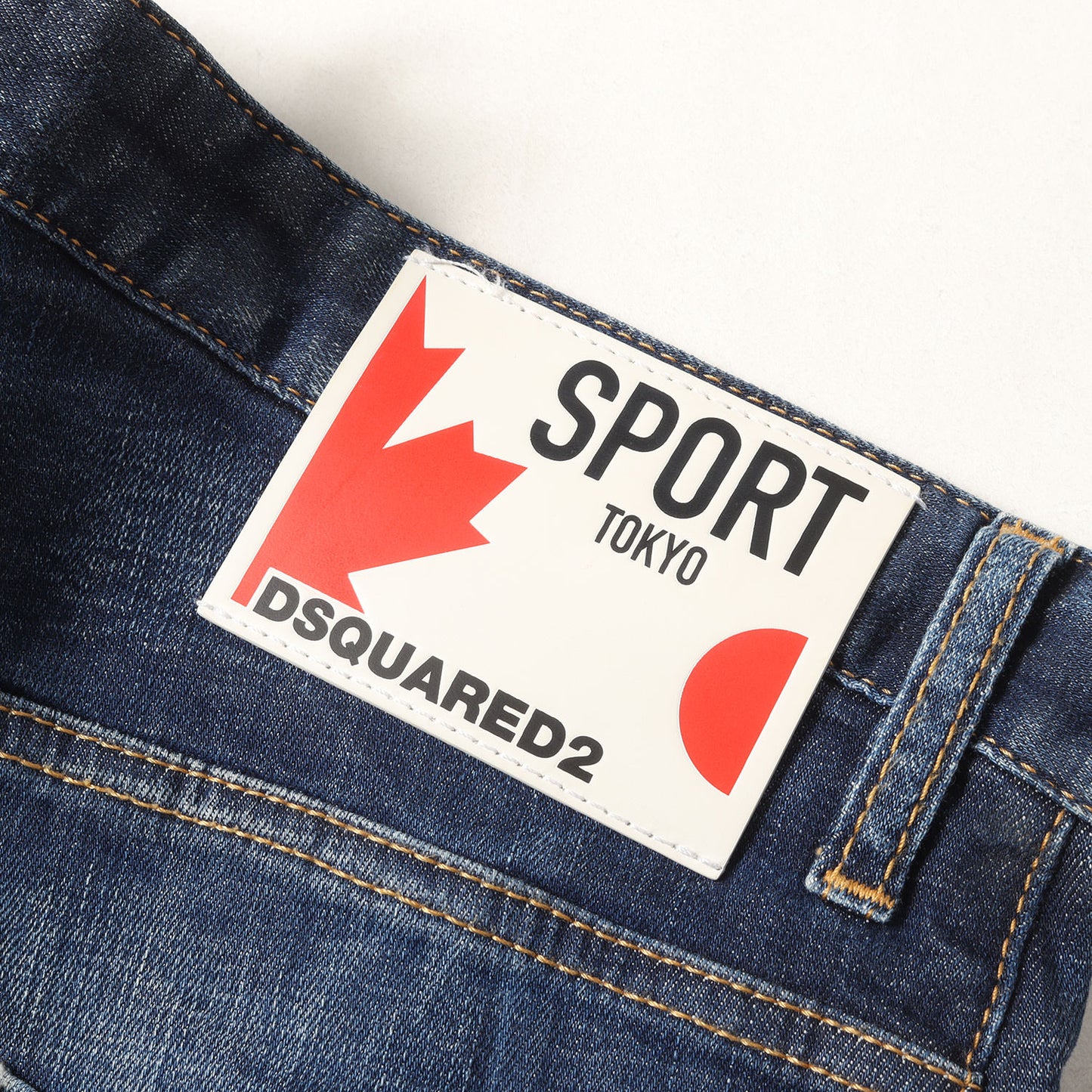 21SS スケーター ダメージリペア加工 ストレッチ デニムパンツ(Skater Jean)