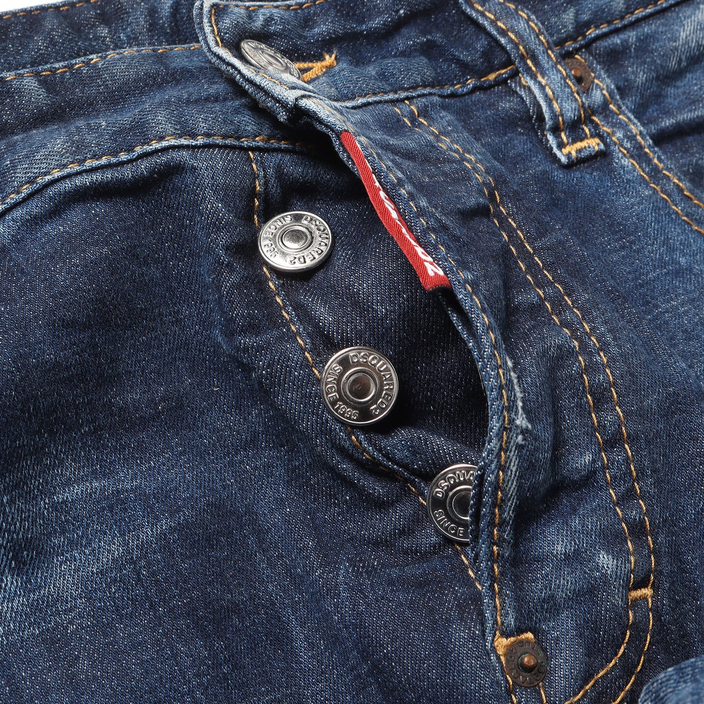 21SS スケーター ダメージリペア加工 ストレッチ デニムパンツ(Skater Jean)