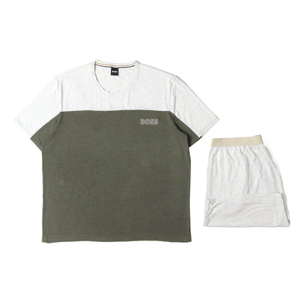 現行タグ ストレッチ レーヨン Tシャツ &ショーツ セットアップ(Natural Short Set)