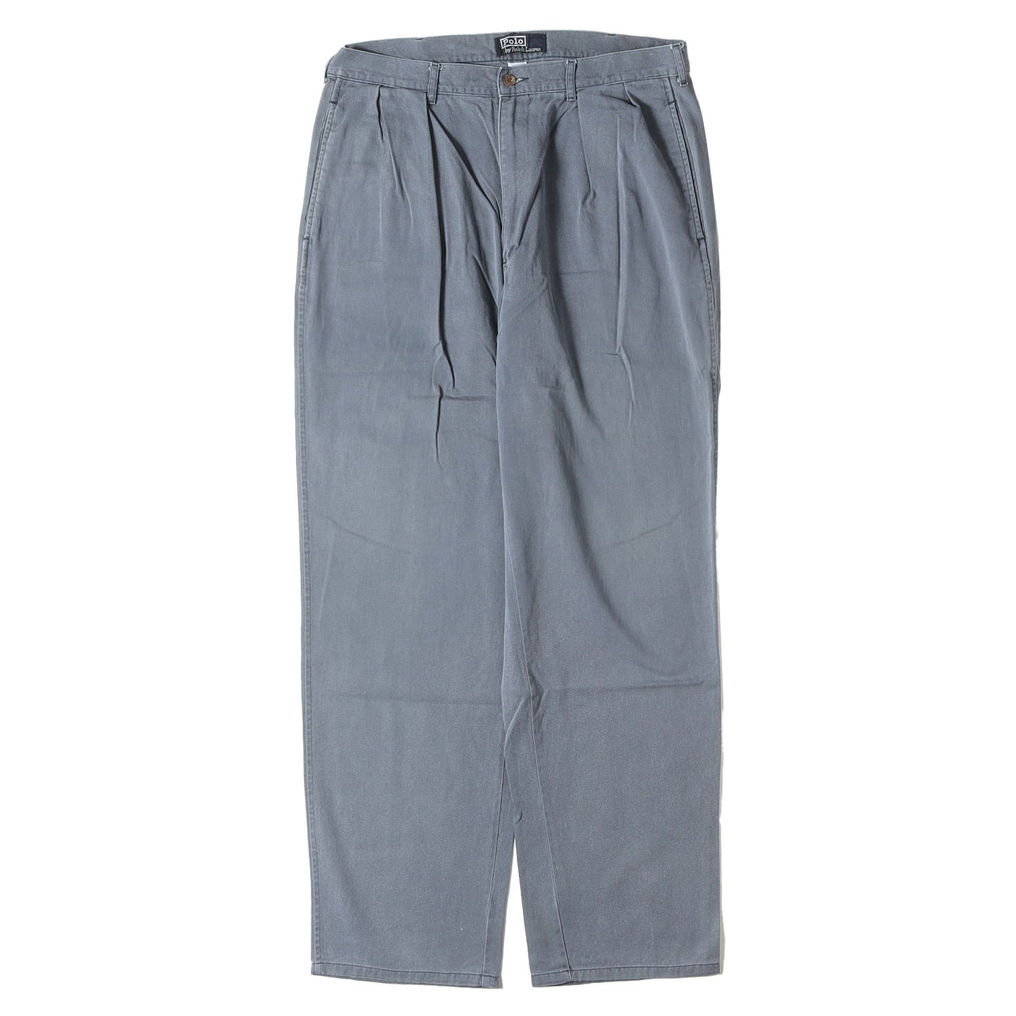 [GOODフェード] 90s ポロチノ ツータック コットン チノパンツ (POLO CHINO)