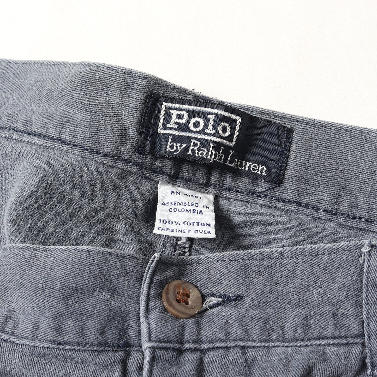 [GOODフェード] 90s ポロチノ ツータック コットン チノパンツ (POLO CHINO)