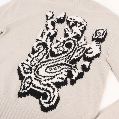 22AW デジタルペイズリー タートルネック ウールニット セーター