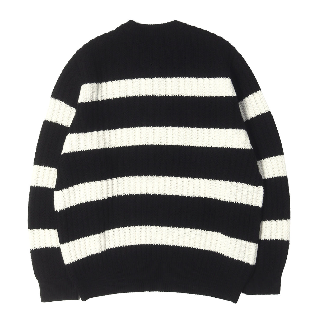 25SS スモールBOXロゴ ストライプ ニット セーター(Loose Gauge Stripe Small Box Sweater)