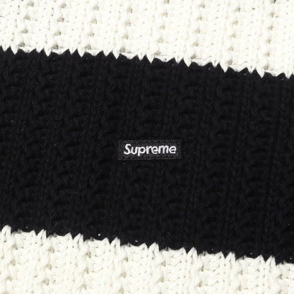 25SS スモールBOXロゴ ストライプ ニット セーター(Loose Gauge Stripe Small Box Sweater)