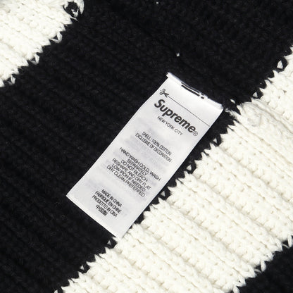 25SS スモールBOXロゴ ストライプ ニット セーター(Loose Gauge Stripe Small Box Sweater)