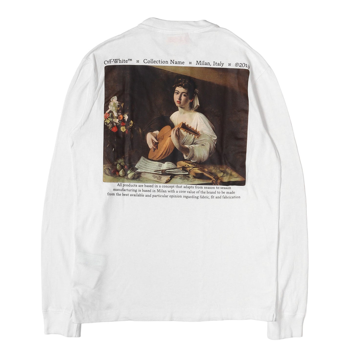 22SS 絵画グラフィック スリムフィット ロングスリーブ Tシャツ