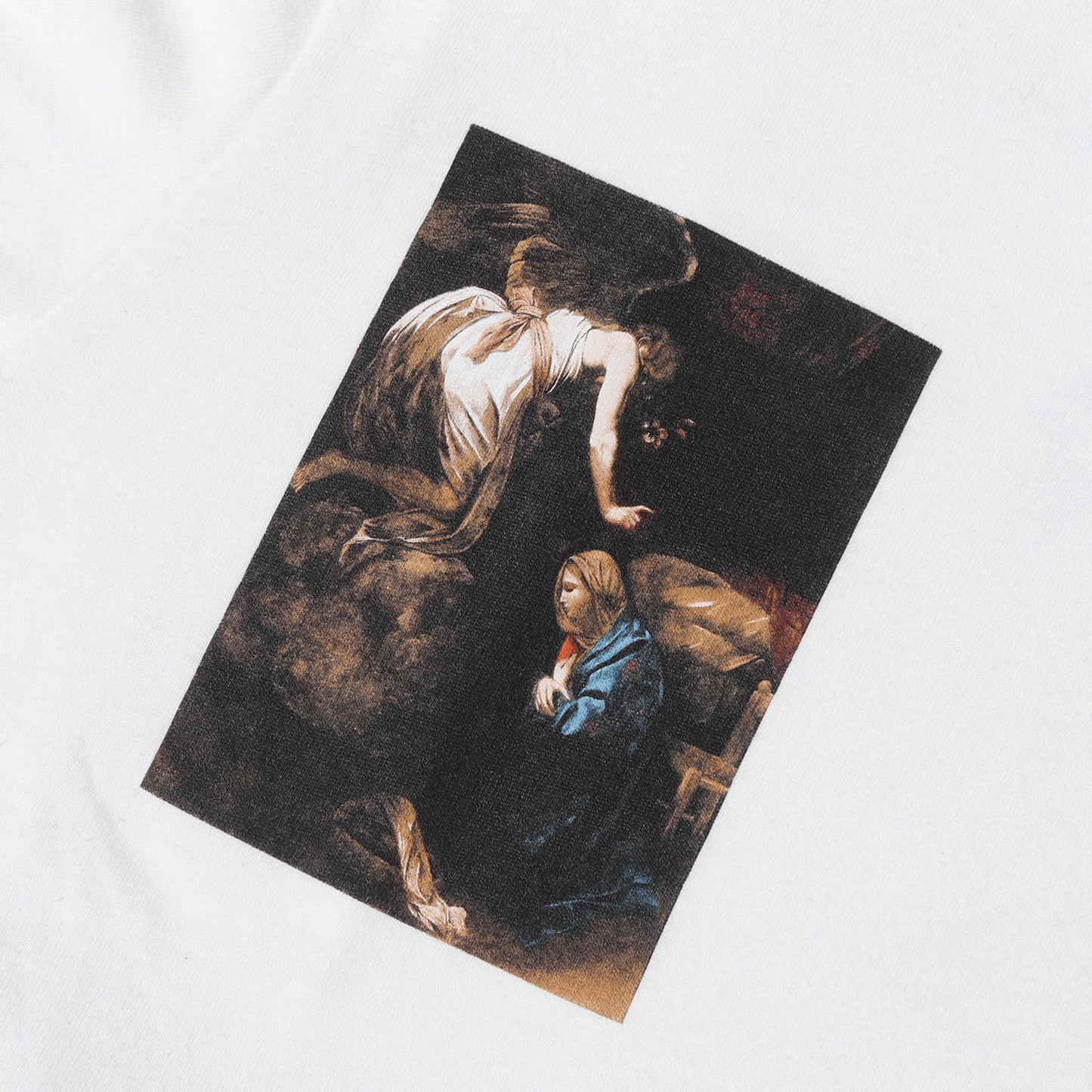 22SS 絵画グラフィック スリムフィット ロングスリーブ Tシャツ