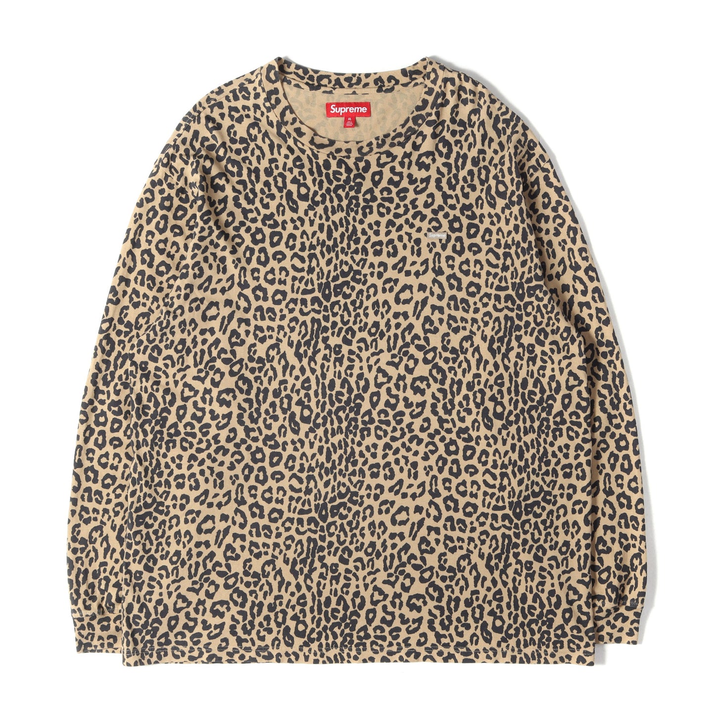 23AW レオパード柄 スモールBOXロゴ ロングスリーブ Tシャツ(Small Box L/S Tee)