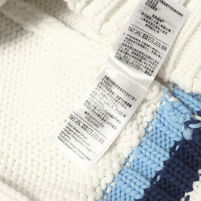 ケーブル編み Vネック ニット セーター