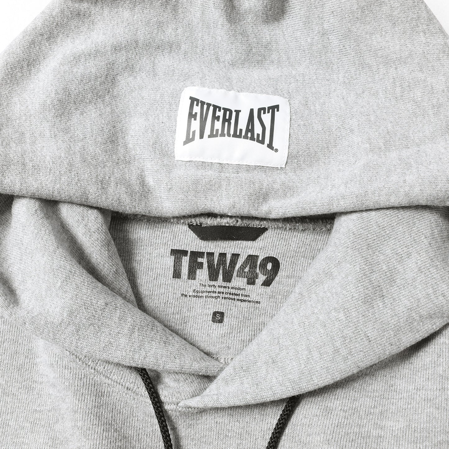 23SS ×EVERLAST ロゴプリント スウェットパーカー